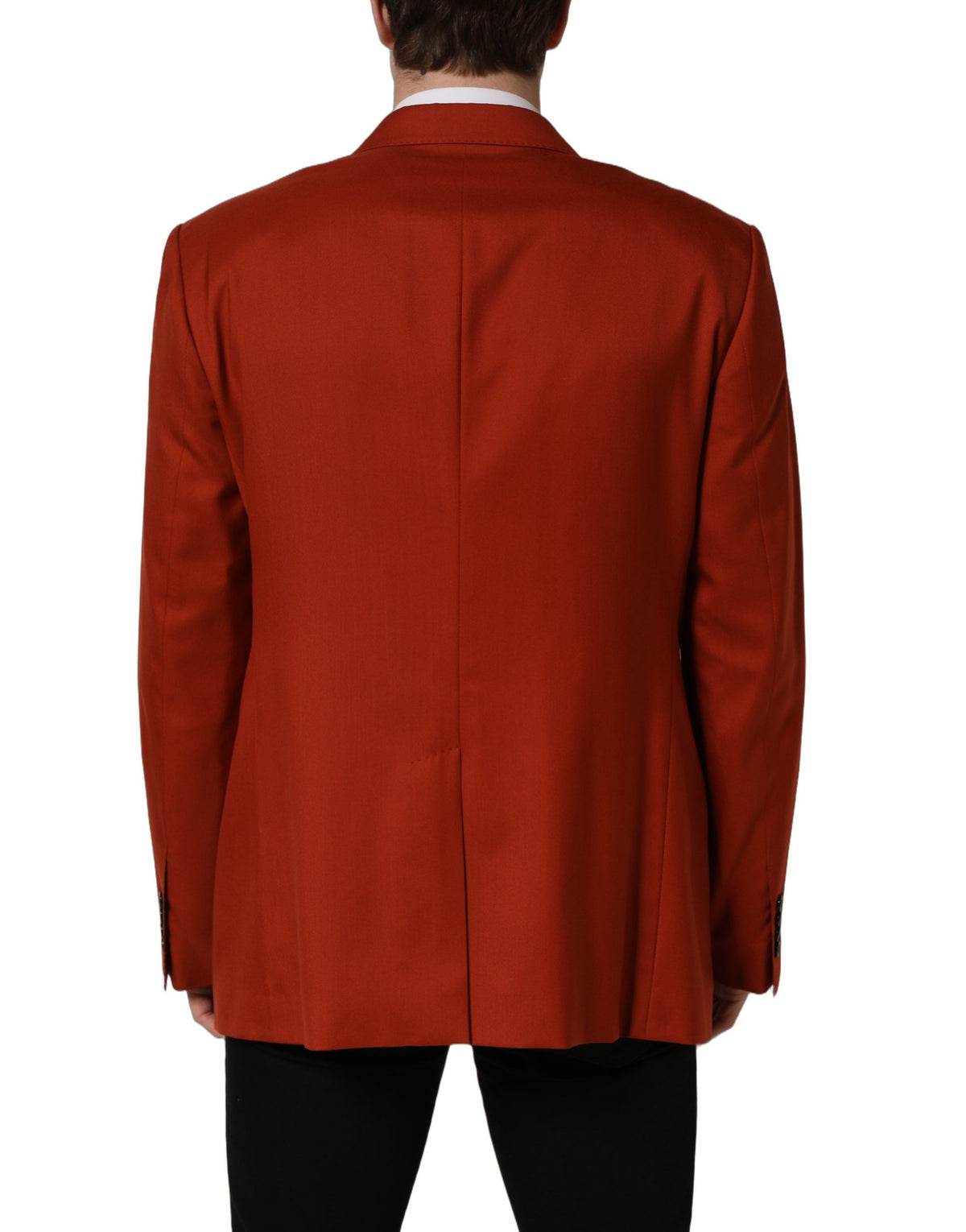 Dolce & Gabbana Red Cashmere Blazer Jacket - Timeless Luxury