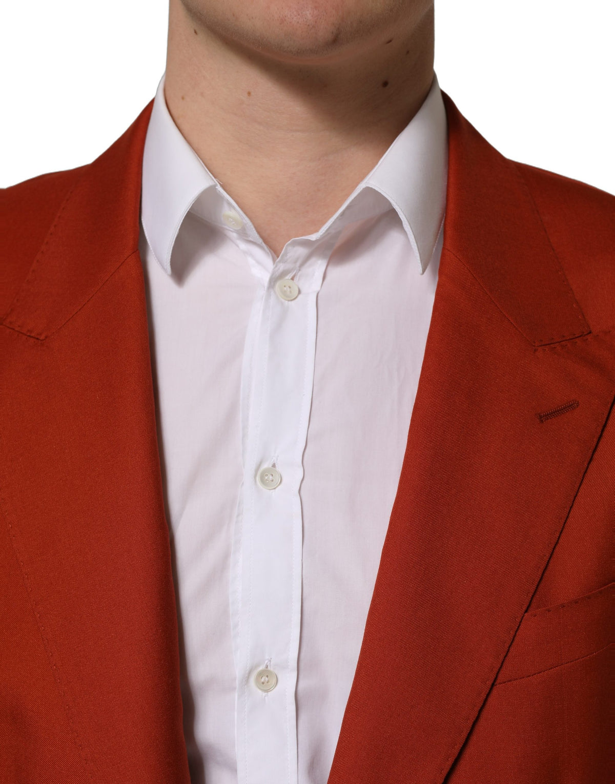 Dolce & Gabbana Red Cashmere Blazer Jacket - Timeless Elegance