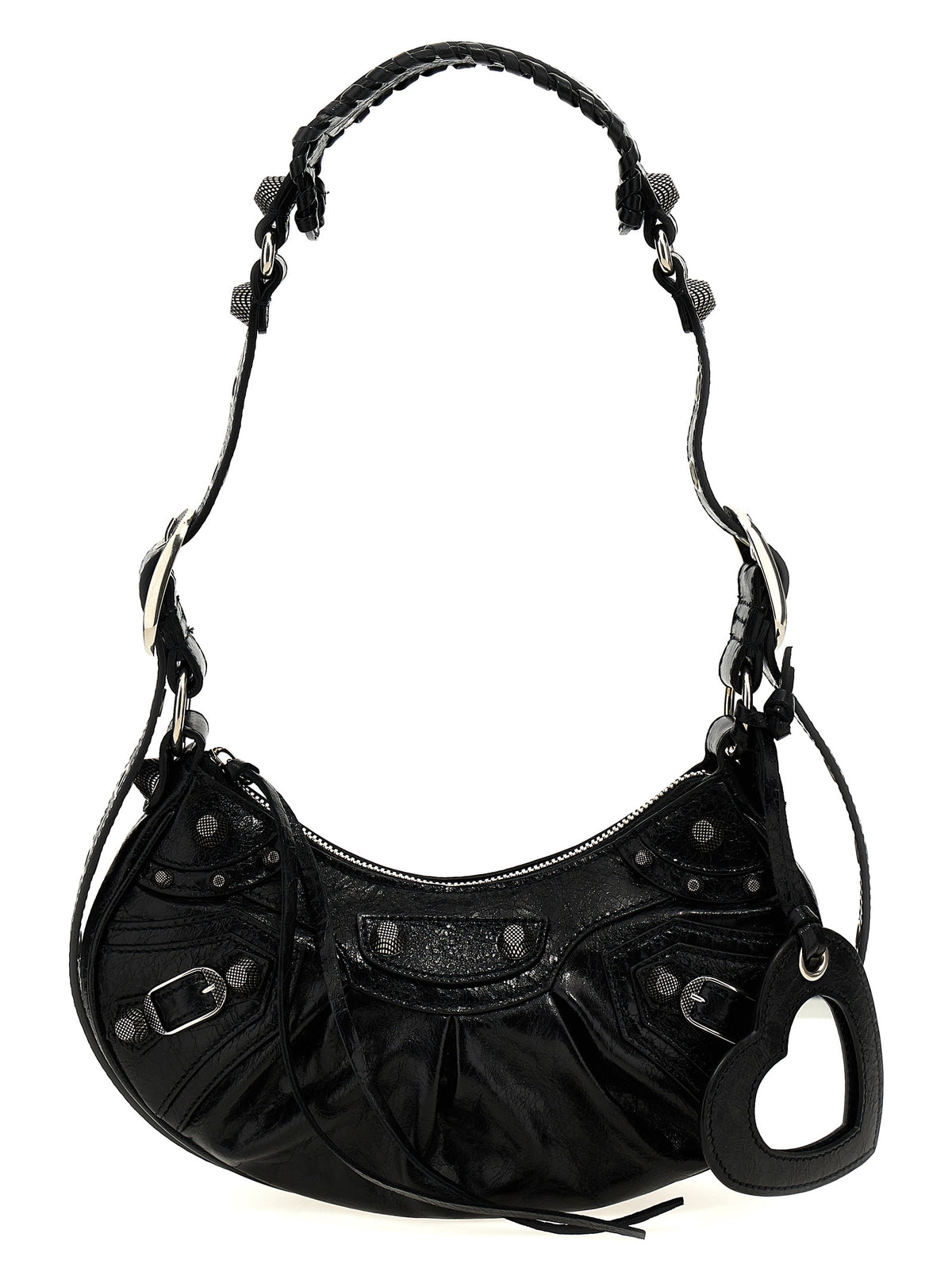 Balenciaga Black Lamb Leather Crossbody Bag - Timeless Elegance