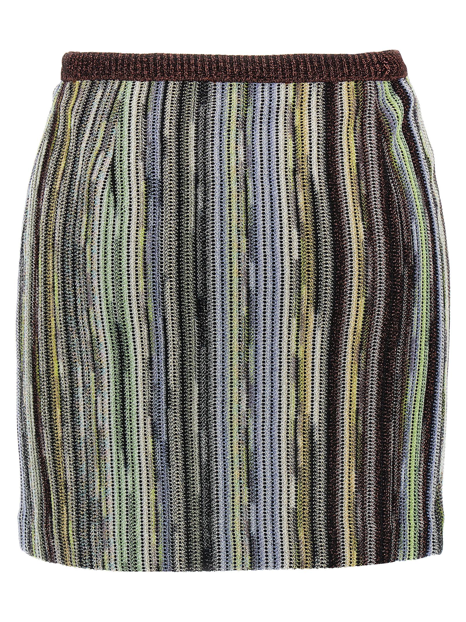 Missoni Multicolor Viscose Long Skirt - Exquisite Italian Elegance