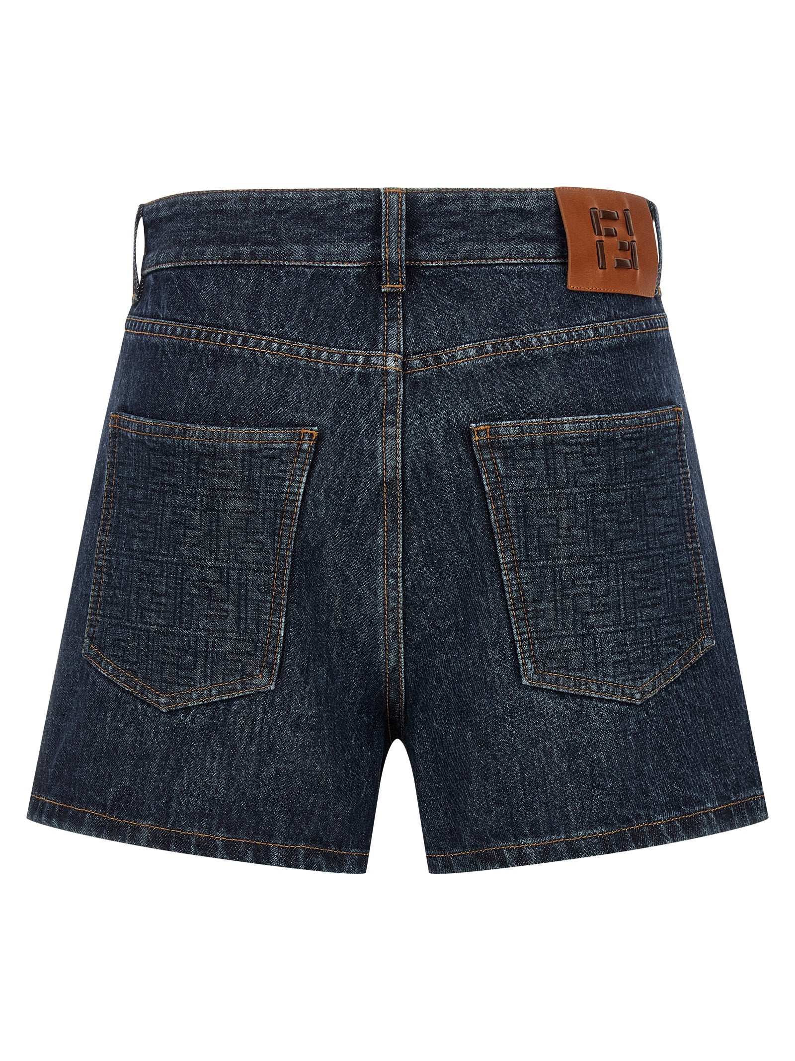 Fendi Blue Cotton Bermuda Shorts - Elevate Your Luxury Wardrobe