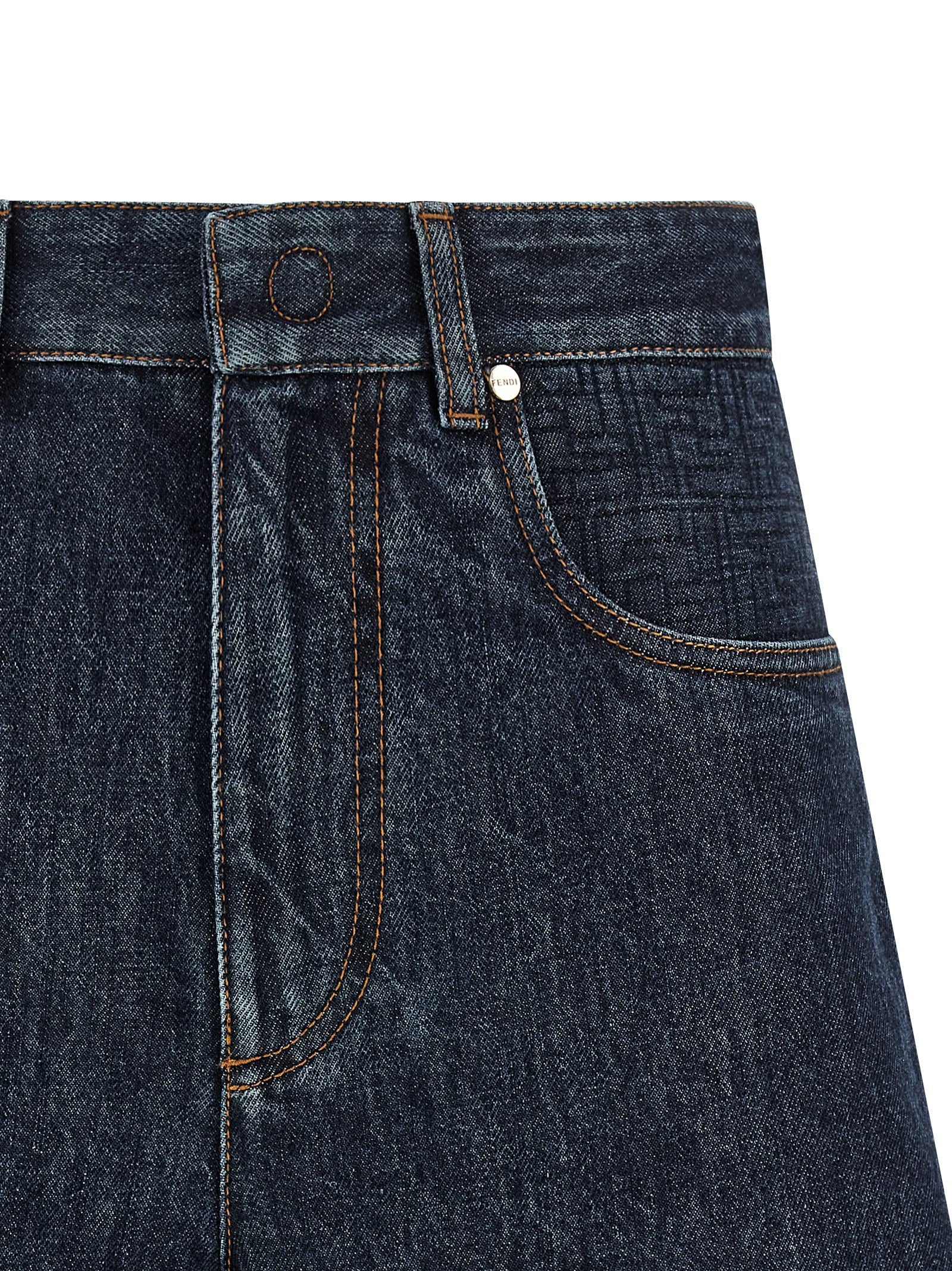 Fendi Blue Cotton Bermuda Shorts - Elevate Your Luxury Wardrobe