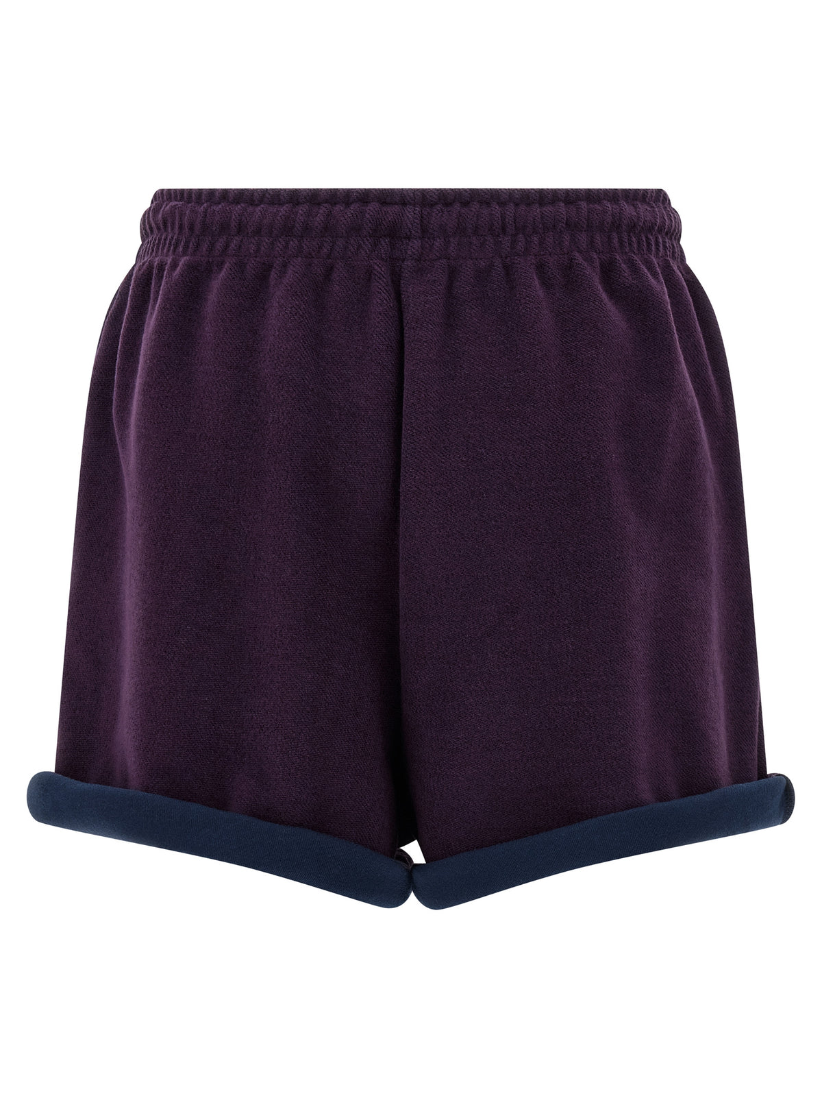 The Attico Purple Cotton Bermuda Shorts - Luxury Redefined