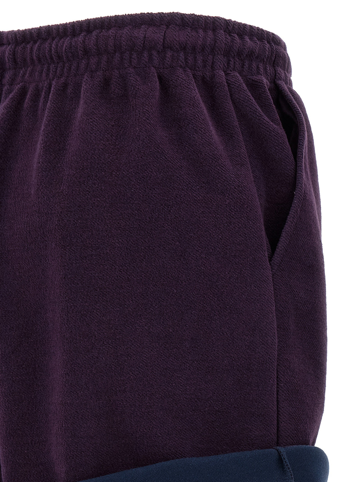 The Attico Purple Cotton Bermuda Shorts - Luxury Redefined