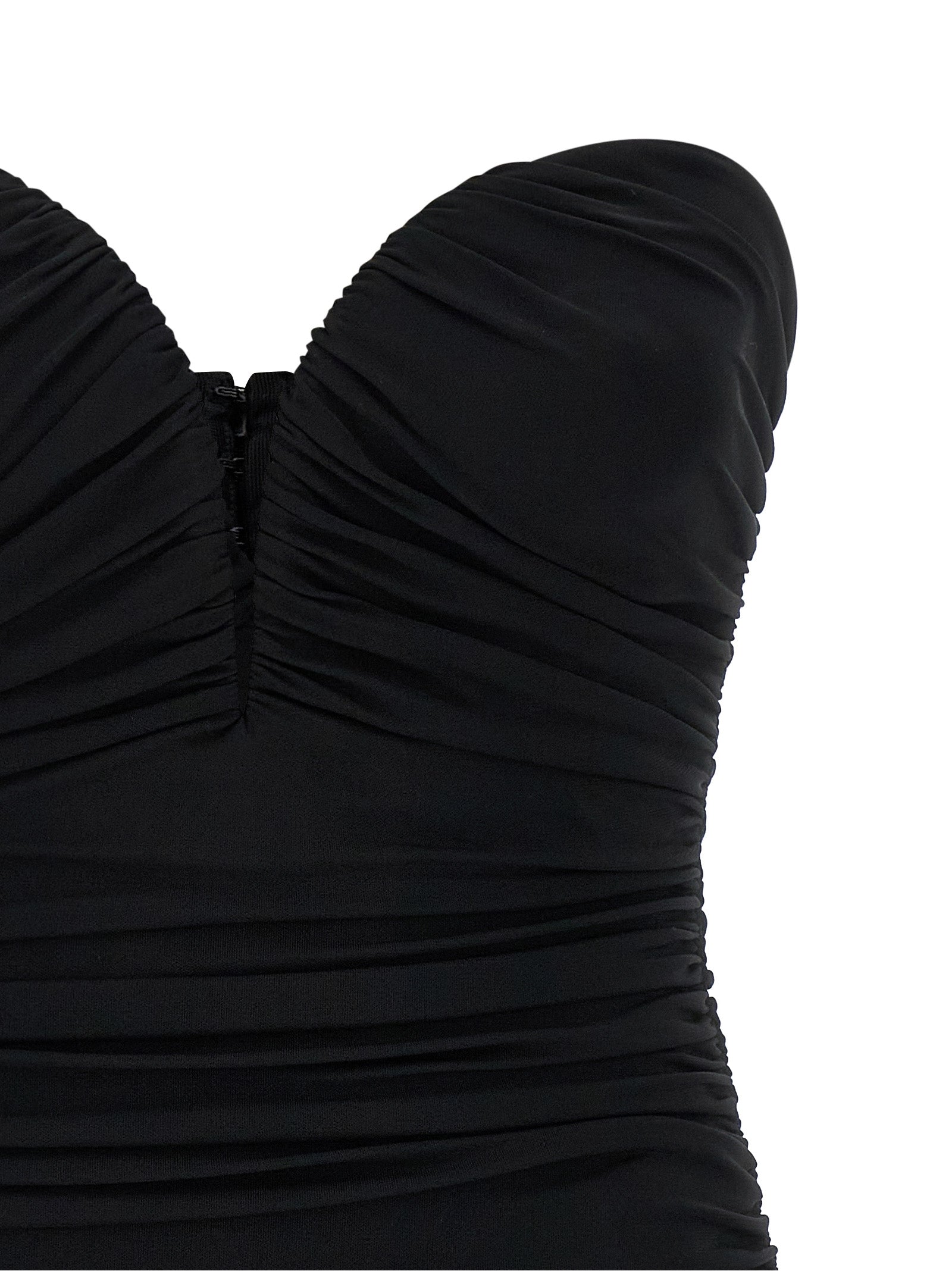 Elisabetta Franchi Black Viscose Short Dress