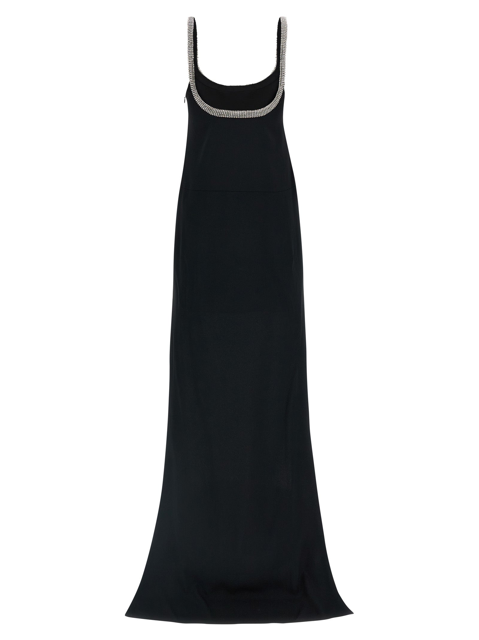 Tom Ford Black Acetate Long Dress - Exquisite Haute Couture Elegance