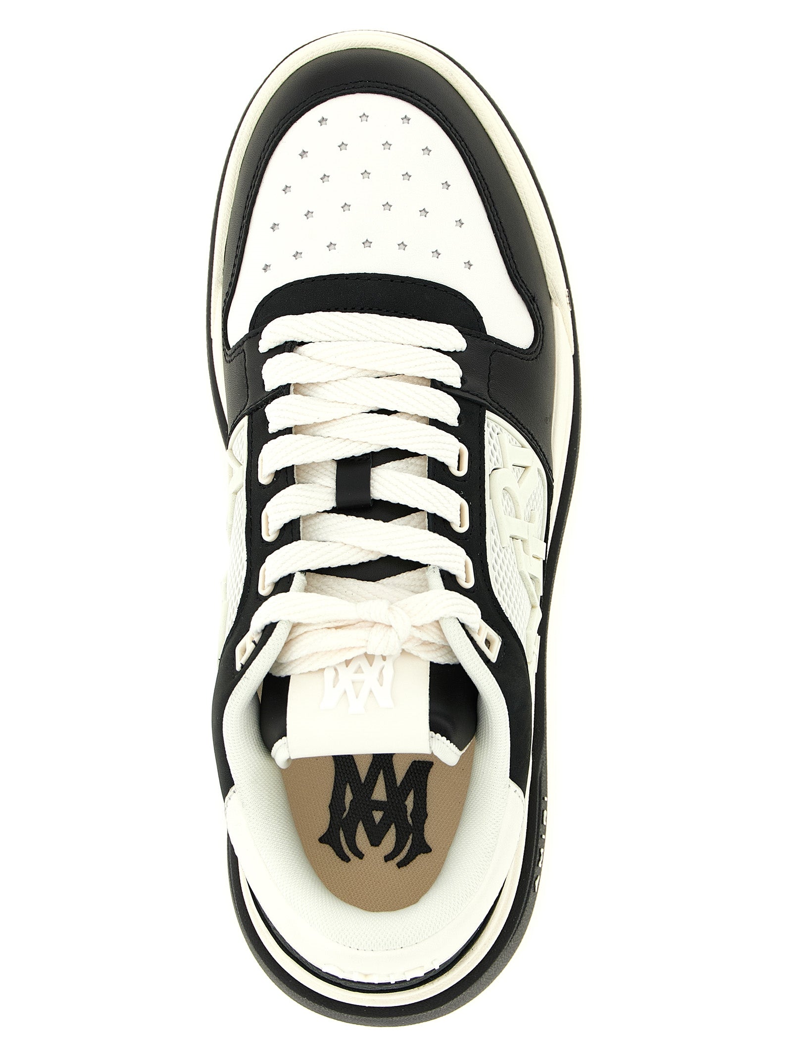 Amiri Bicolor Calfskin Low Top Sneakers - Artisanal Luxury Footwear