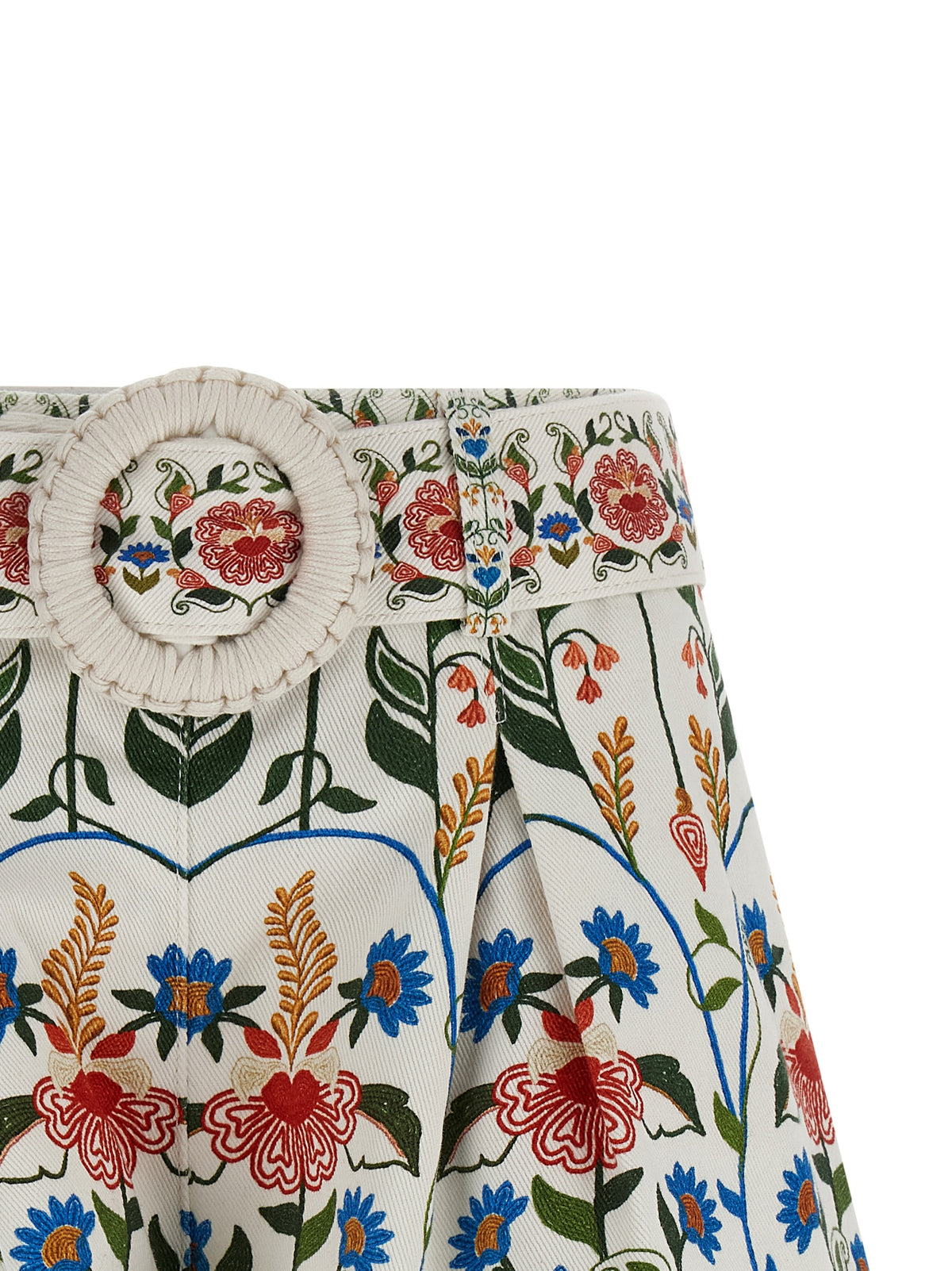 FARM RIO Multicolor Floral Bermuda Shorts - Effortless Elegance