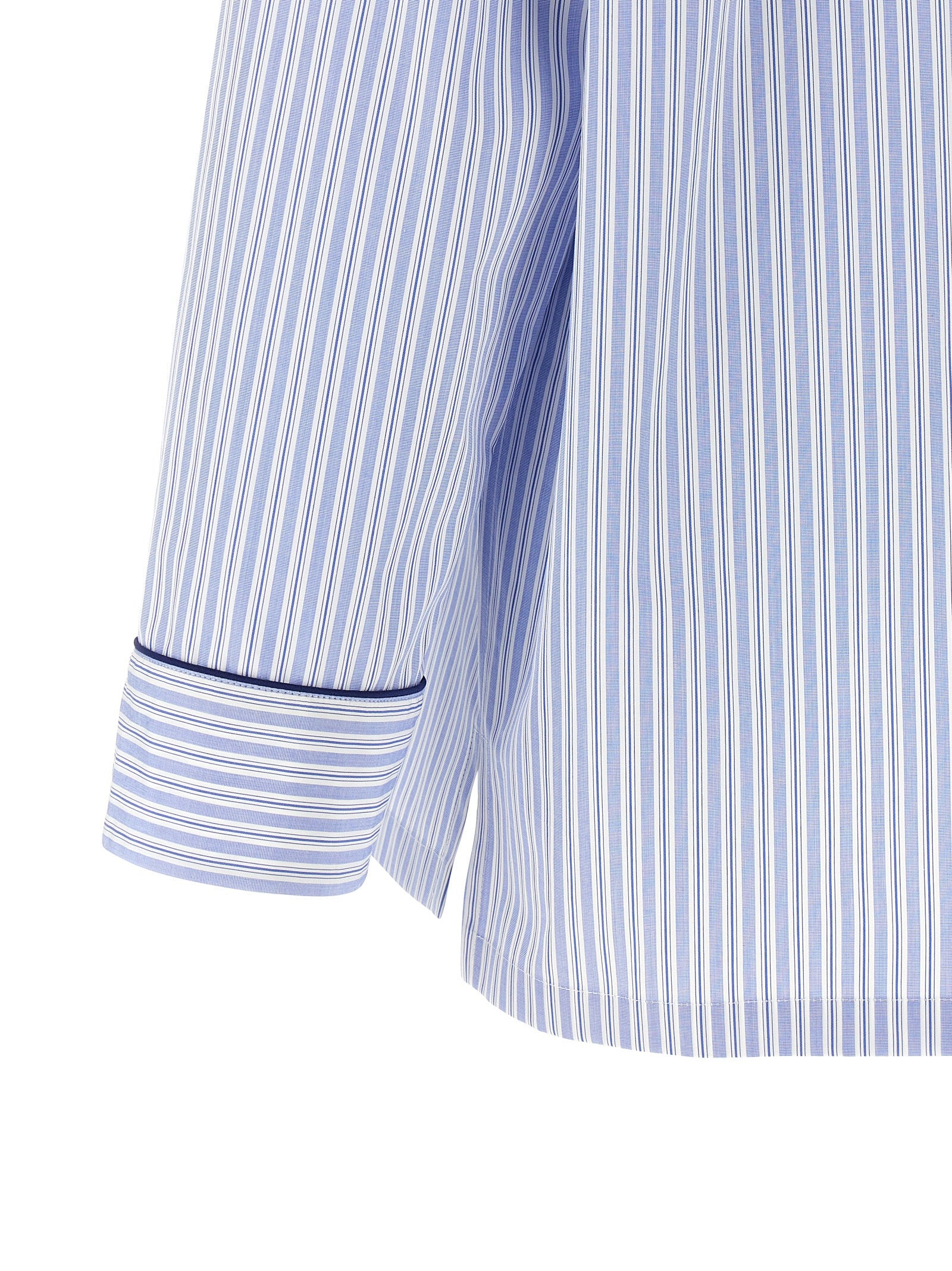 Dolce & Gabbana Blue Cotton Blouse - Effortless Luxury Elegance