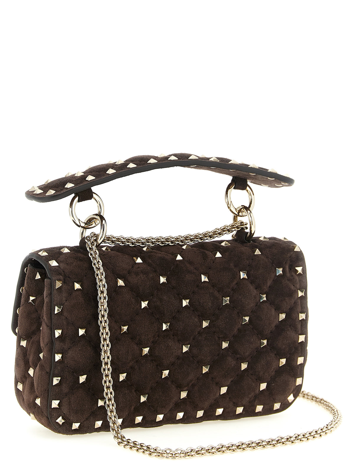 Valentino Garavani Brown Calfskin Shoulder Bag - Luxe Elegance