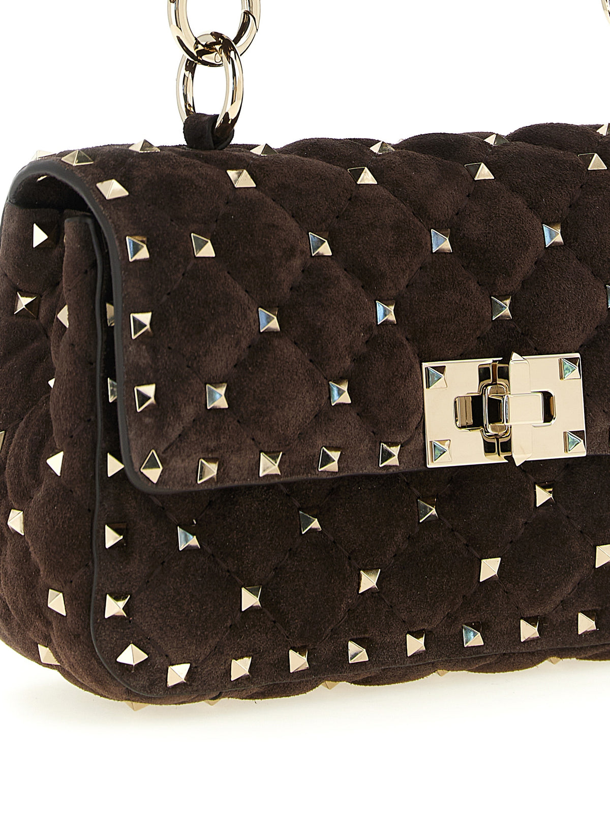 Valentino Garavani Brown Calfskin Shoulder Bag - Luxe Elegance