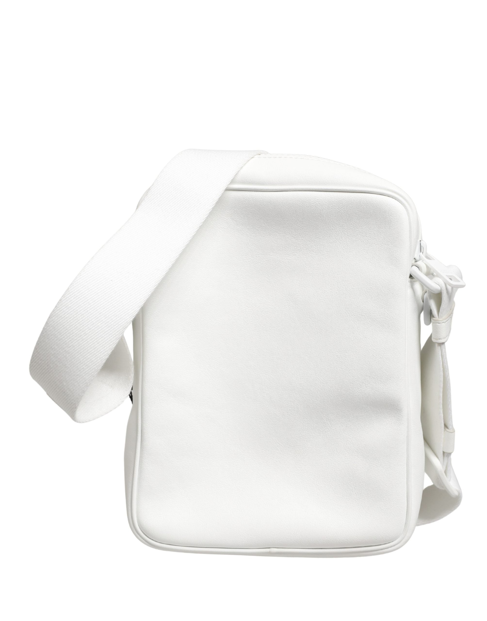 Dolce & Gabbana White Logo Plaque Crossbody Shoulder Borse Men Bag