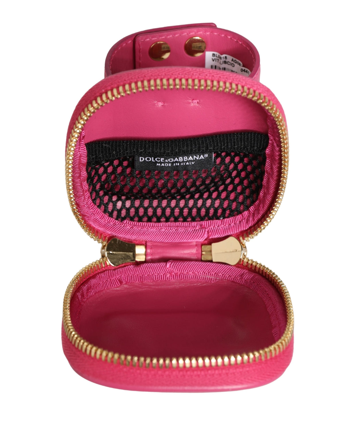 Dolce & Gabbana Pink Calf Leather Multifunctional Luxury Bag