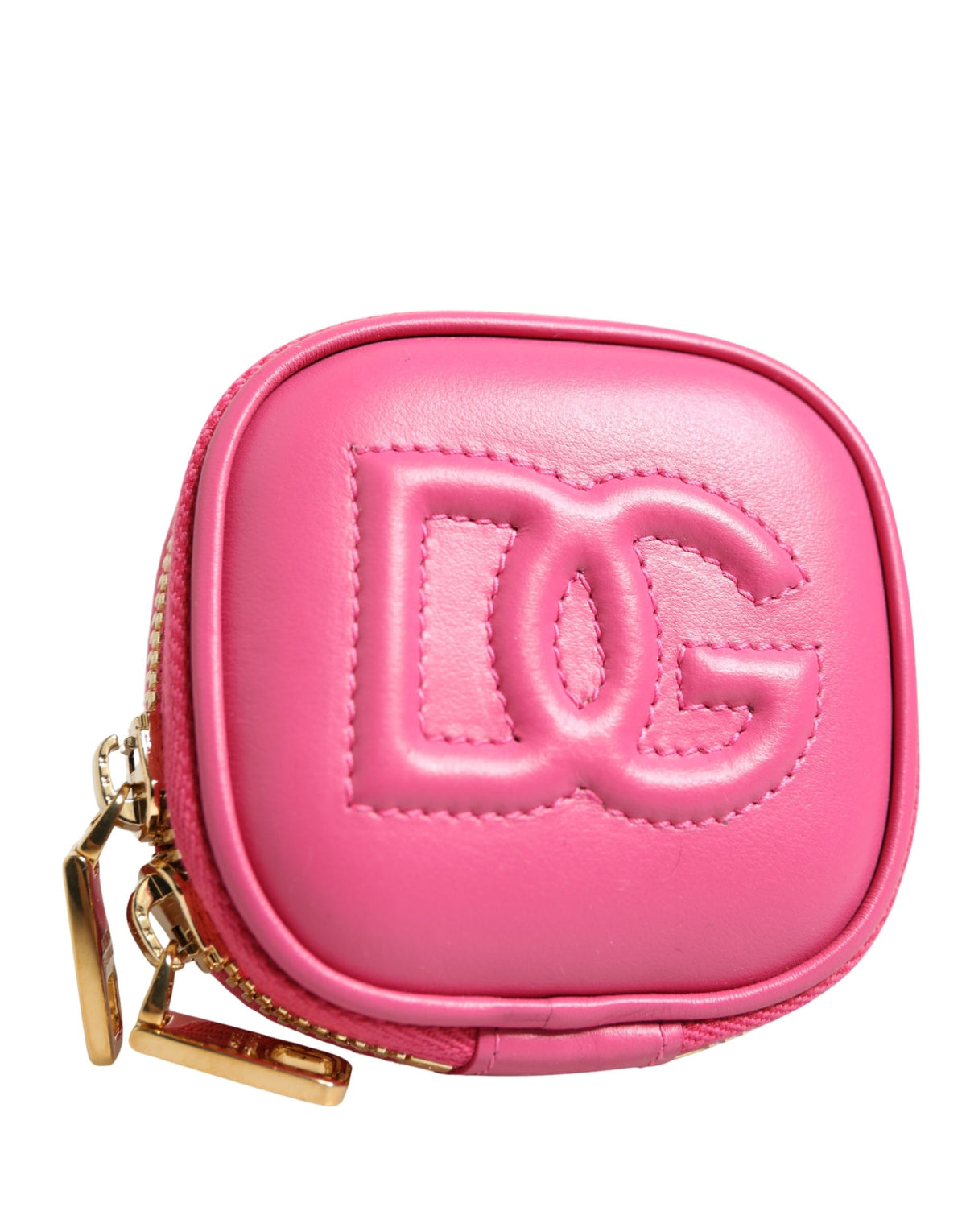 Dolce & Gabbana Pink Calf Leather Multifunctional Luxury Bag