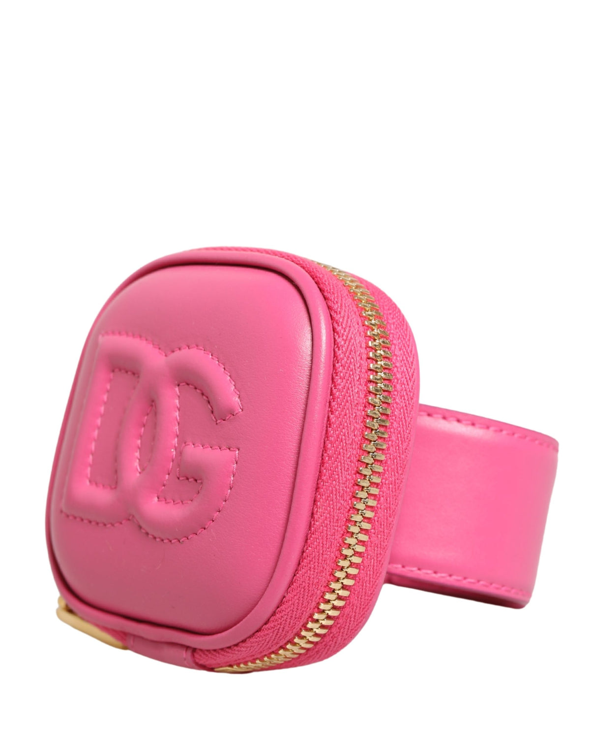Dolce & Gabbana Pink Calf Leather Multifunctional Luxury Bag