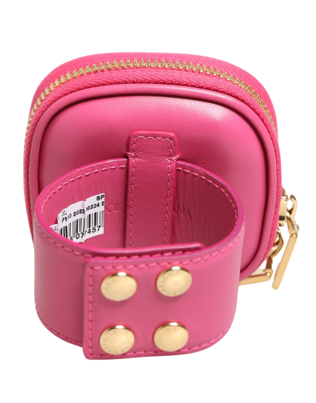 Dolce & Gabbana Pink Calf Leather Multifunctional Luxury Bag