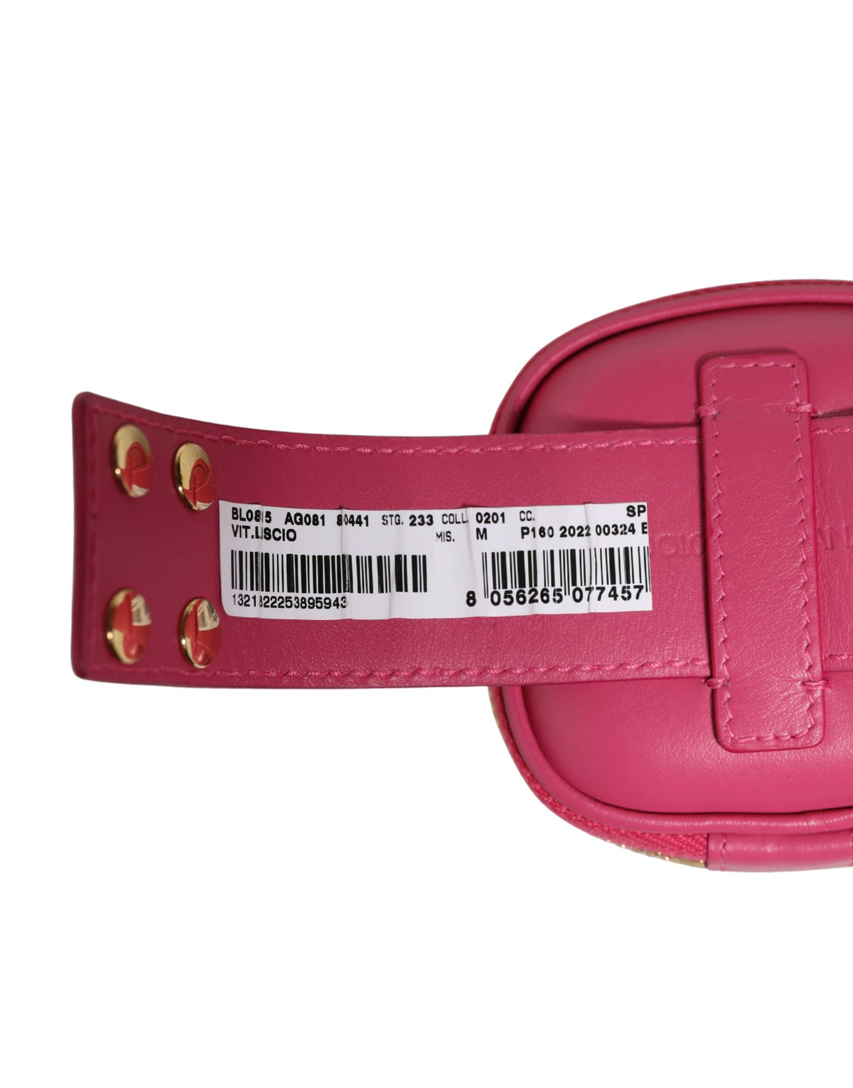Dolce & Gabbana Pink Calf Leather Multifunctional Luxury Bag