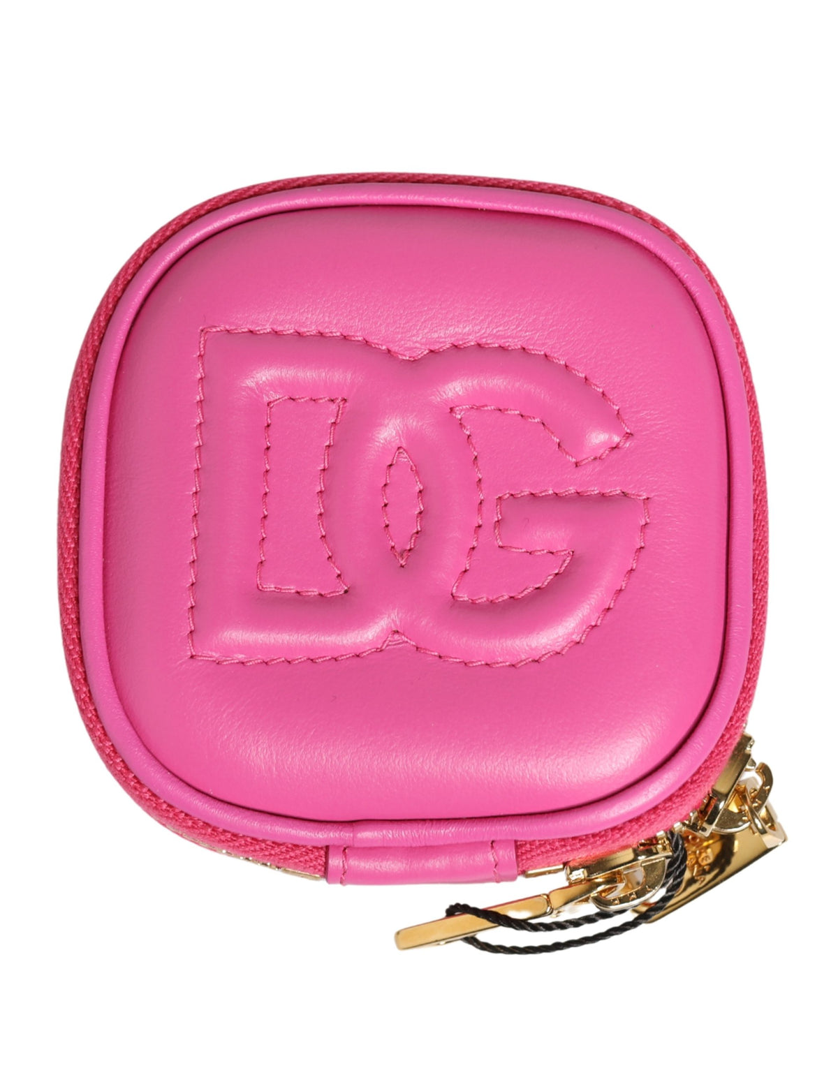 Dolce & Gabbana Pink Lamb Leather AirPods Case of Distinction
