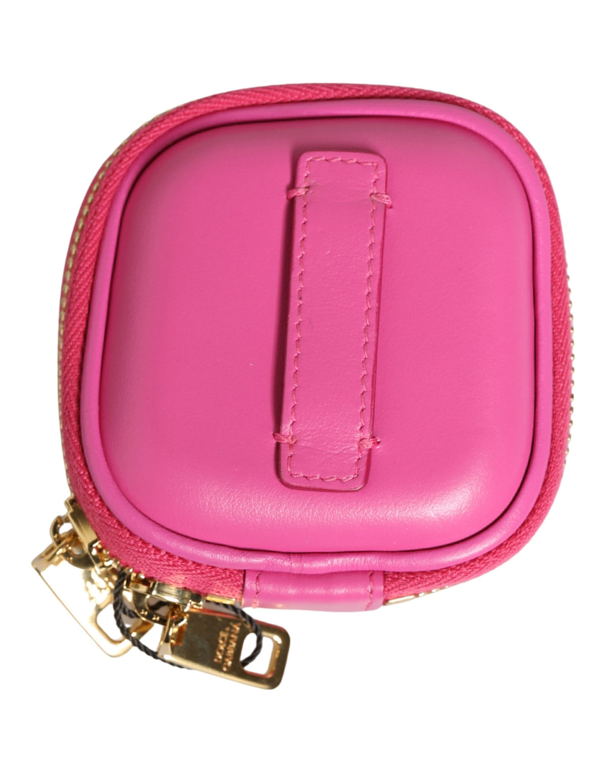 Dolce & Gabbana Pink Lamb Leather AirPods Case of Distinction