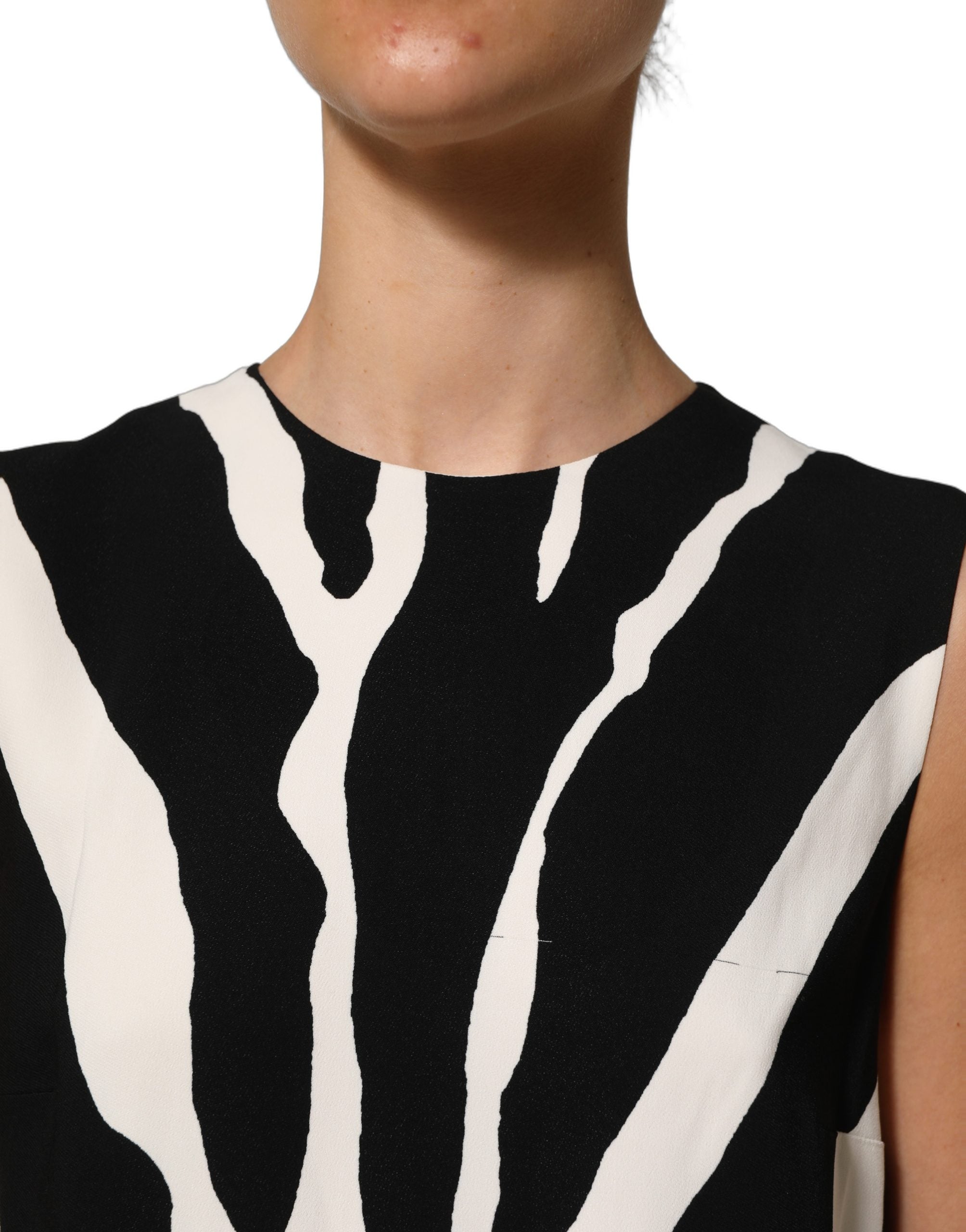 Dolce & Gabbana Zebra Print Mini Dress - Timeless Luxury Fashion