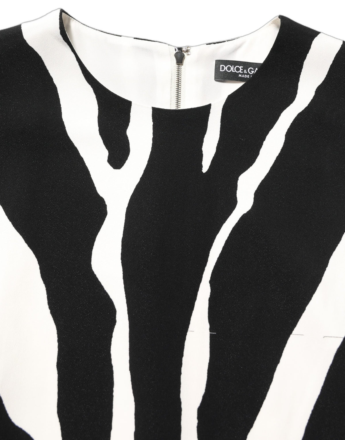 Dolce & Gabbana Zebra Print Mini Dress - Timeless Luxury Fashion