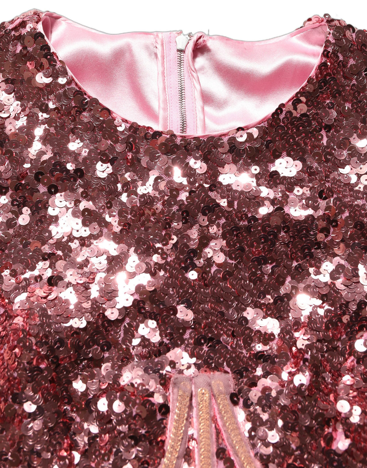 Dolce & Gabbana Pink Sequined Corset Gown - Exquisite Elegance