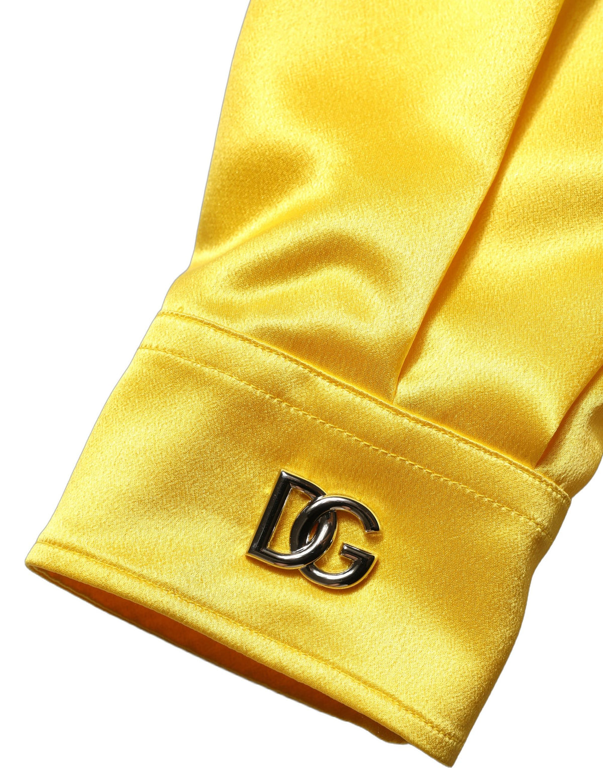 Dolce & Gabbana Yellow Silk Button Down Maxi Dress - Luxury Elegance