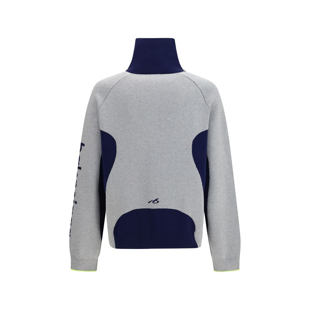 Elevate your wardrobe with the Balenciaga Gray Cotton Sweatshirt, a luxurious blend of cotton and polyamide, embodying modern elegance and sophisticated style.