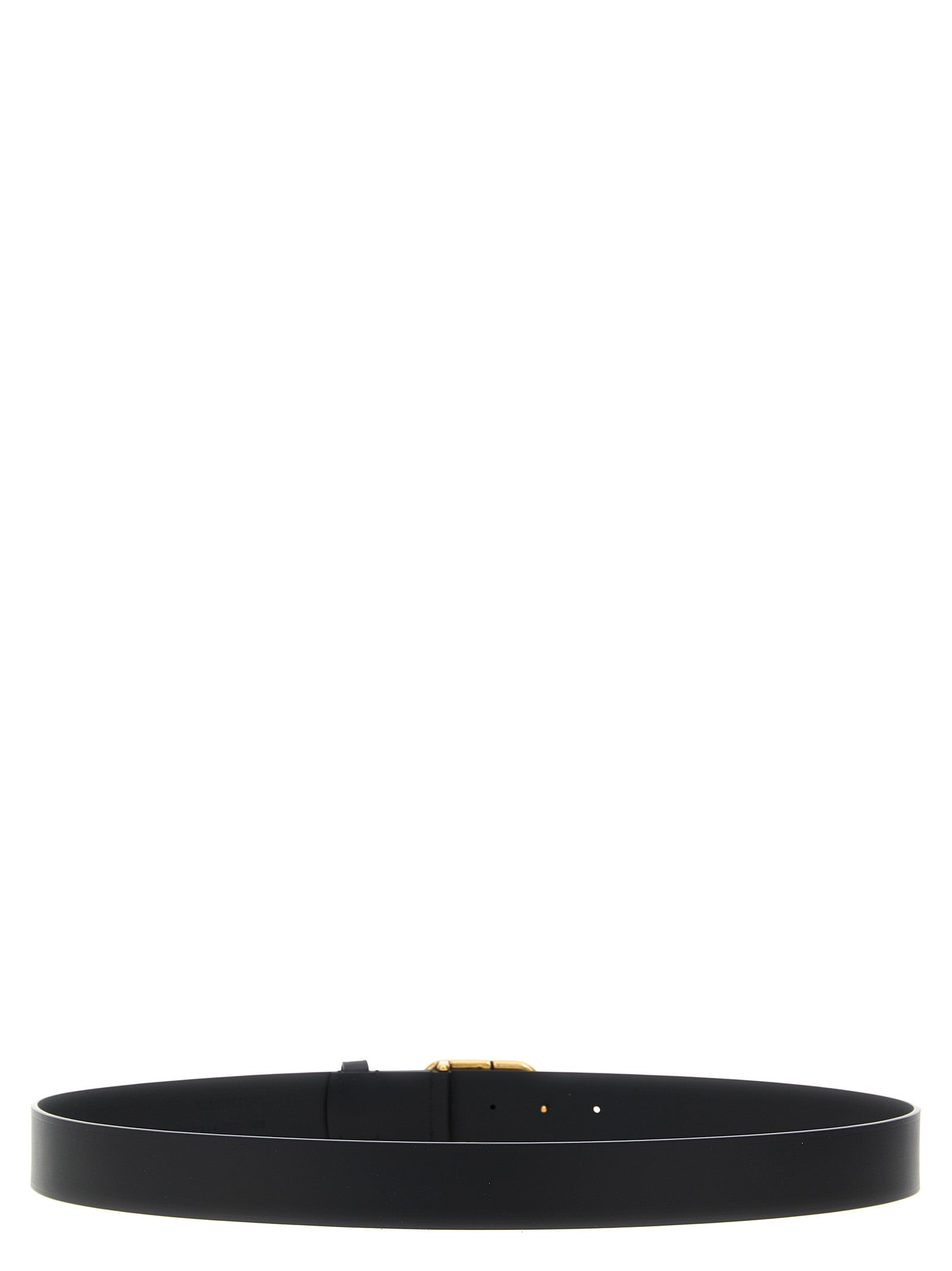 Indulge in the exquisite Balenciaga Black Calfskin Regular Belt, crafted from premium calf leather in Italy, a timeless accessory that elevates your style with luxurious sophistication.