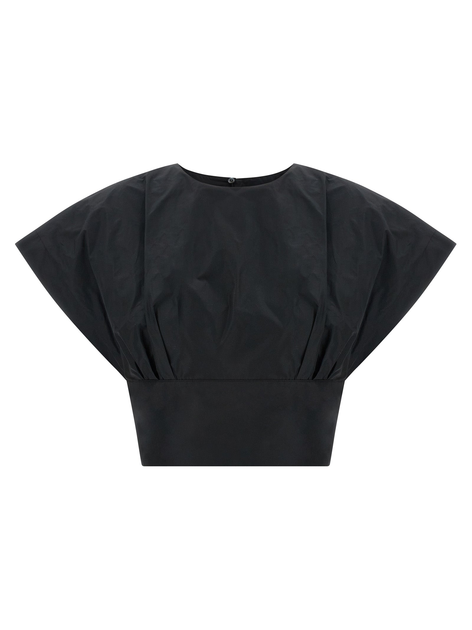 PINKO Asparago Black Polyester Blouse - Timeless Luxury Chic