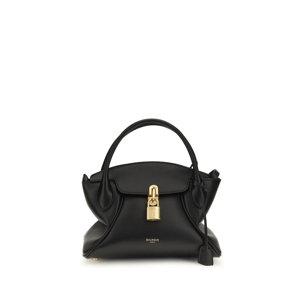 Balmain Black Calf Leather Bos Taurus Handbag - Luxury Redefined