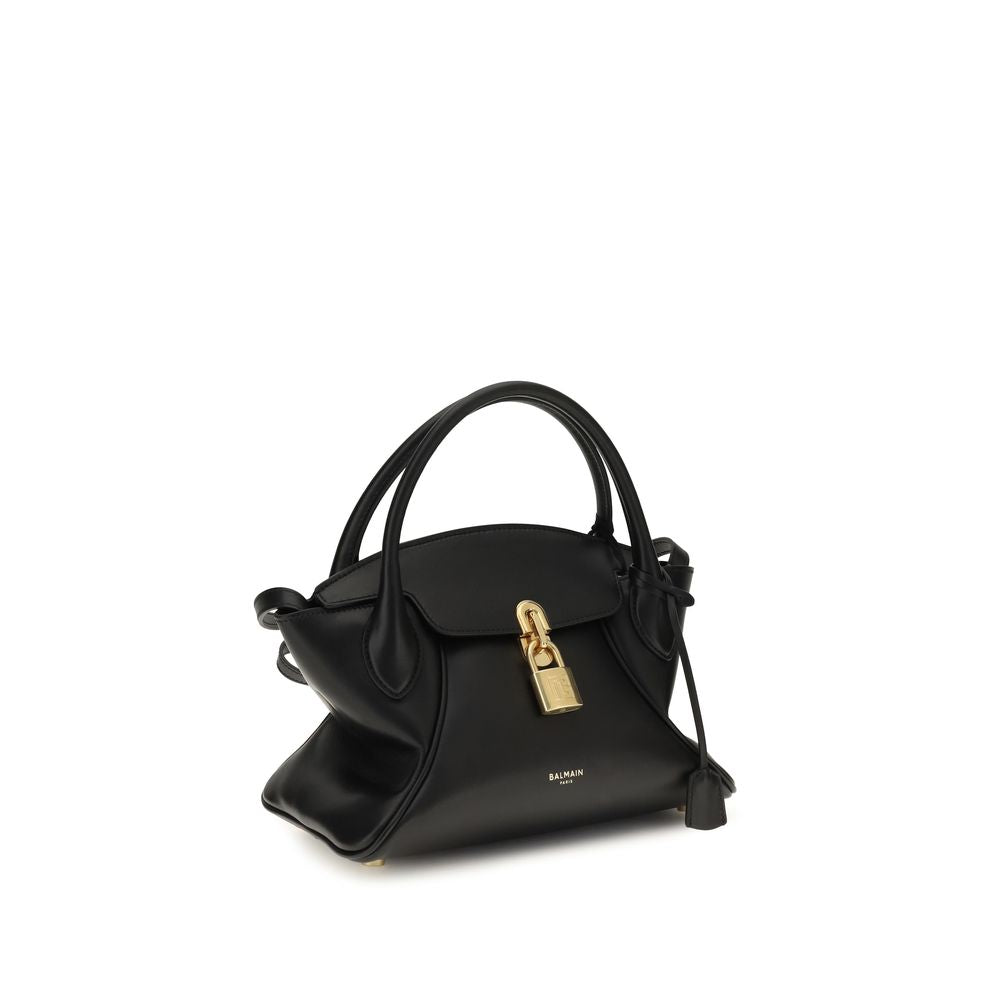 Balmain Black Calf Leather Bos Taurus Handbag - Luxury Redefined