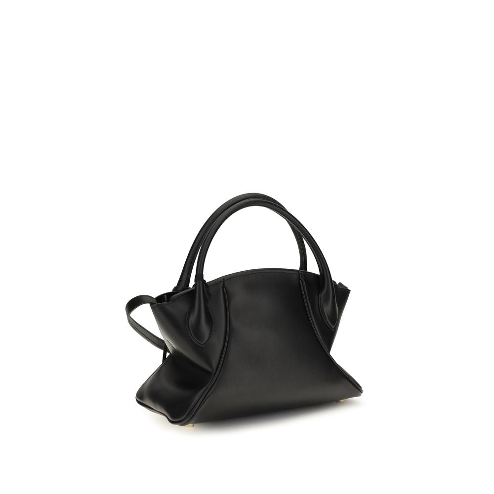 Balmain Black Calf Leather Bos Taurus Handbag - Luxury Sophistication