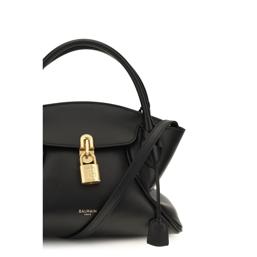 Balmain Black Calf Leather Bos Taurus Handbag - Luxury Redefined