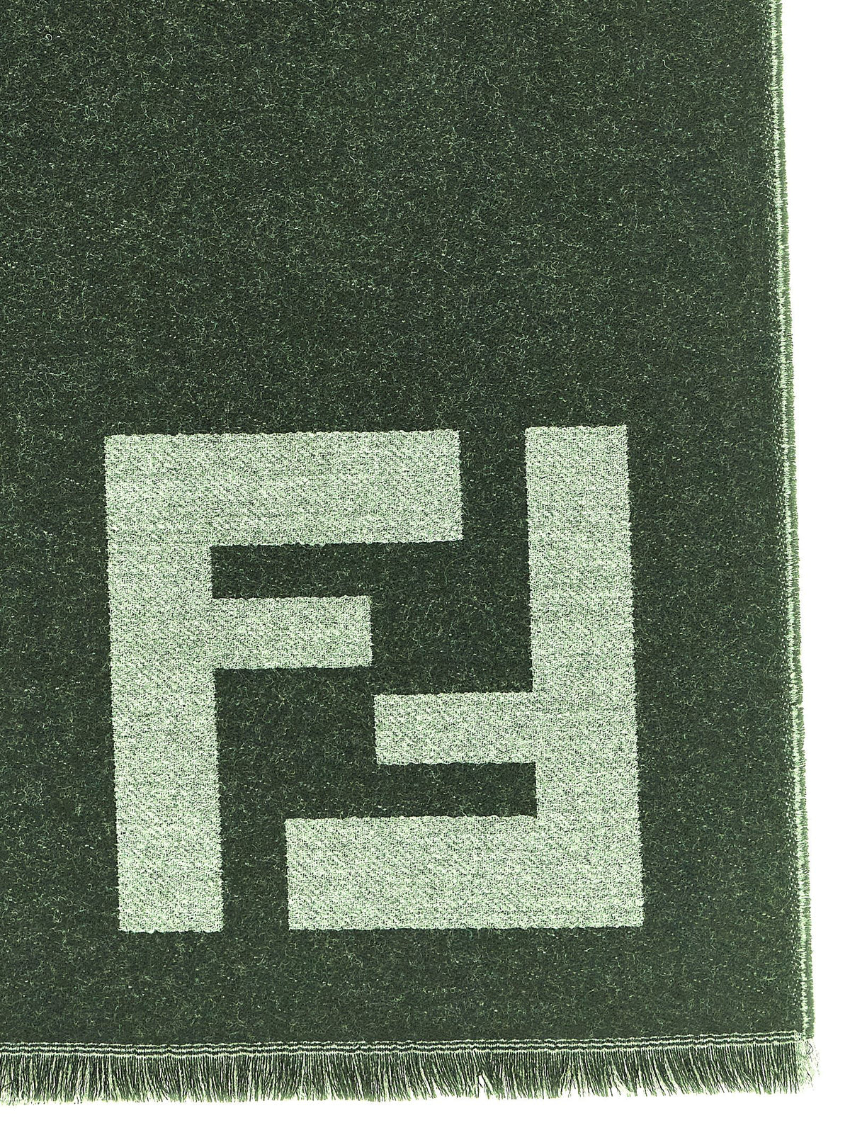 Fendi Black Virgin Wool Scarf - Indulge in Timeless Luxury