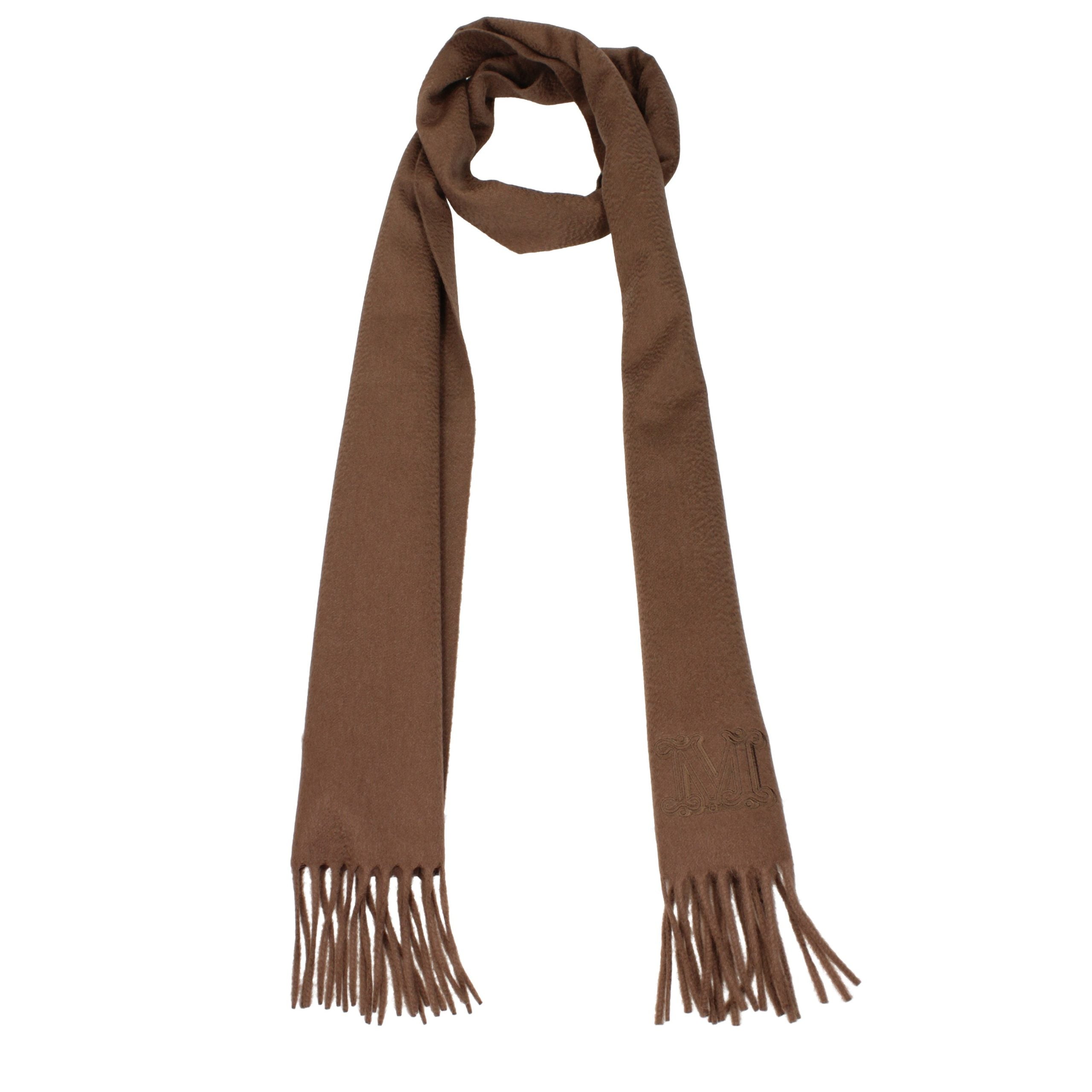 Indulge in the Max Mara Brown Cashmere Foulard, a luxurious accessory crafted from the finest cashmere, embodying timeless elegance for the discerning individual.