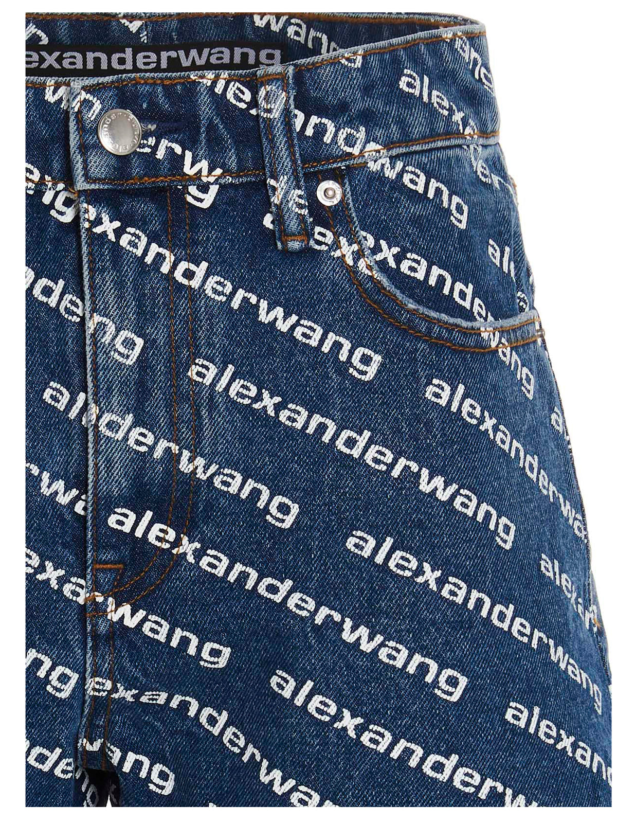 Elevate your wardrobe with DENIM X ALEXANDER WANG's Bite denim shorts, where modern attitude meets exquisite craftsmanship in luxurious cotton.