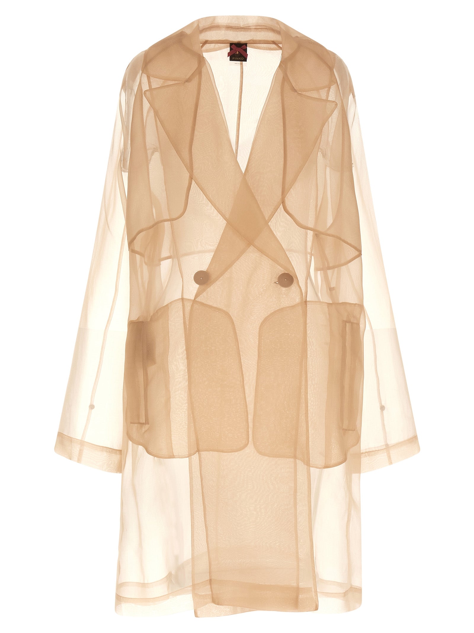 PINKO Multicolor Silk Coat