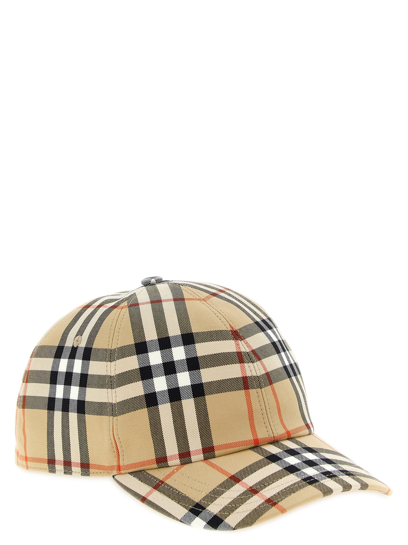 Burberry Beige Cotton Cap (Baseball Hat)