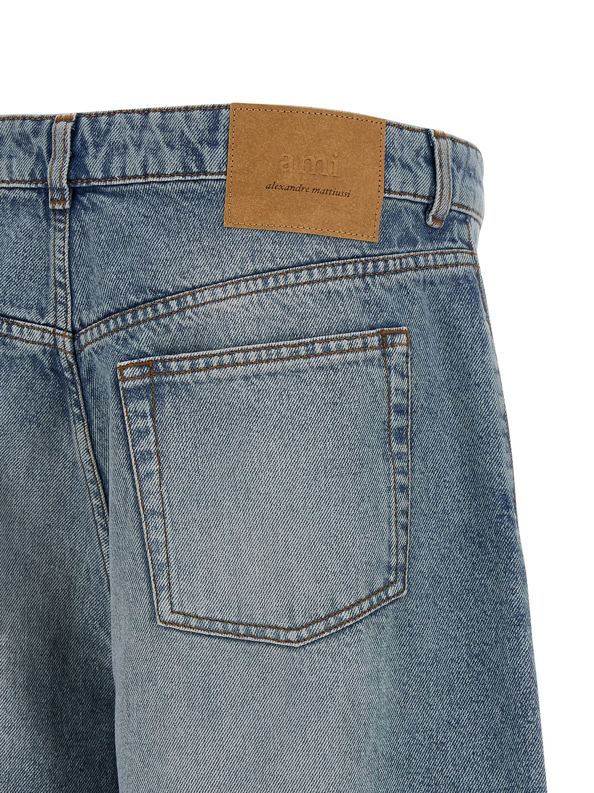 Ami Paris Blue Cotton Bermuda Shorts - Effortless Luxury Chic