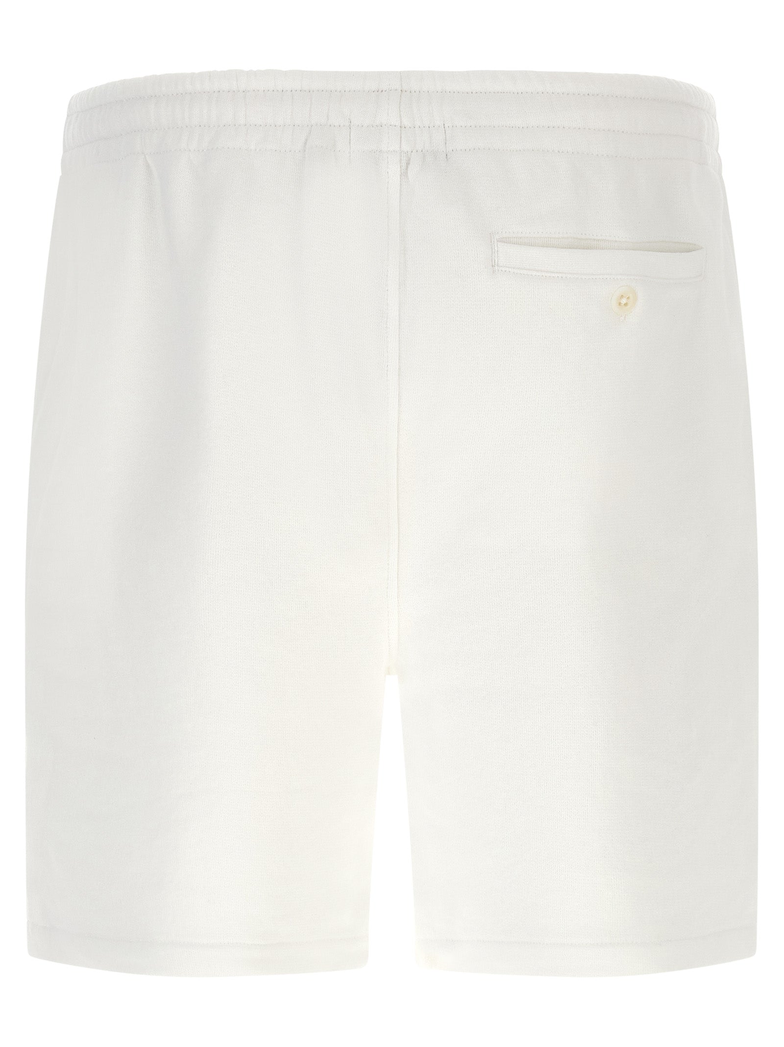 Polo Ralph Lauren White Cotton Bermuda Shorts