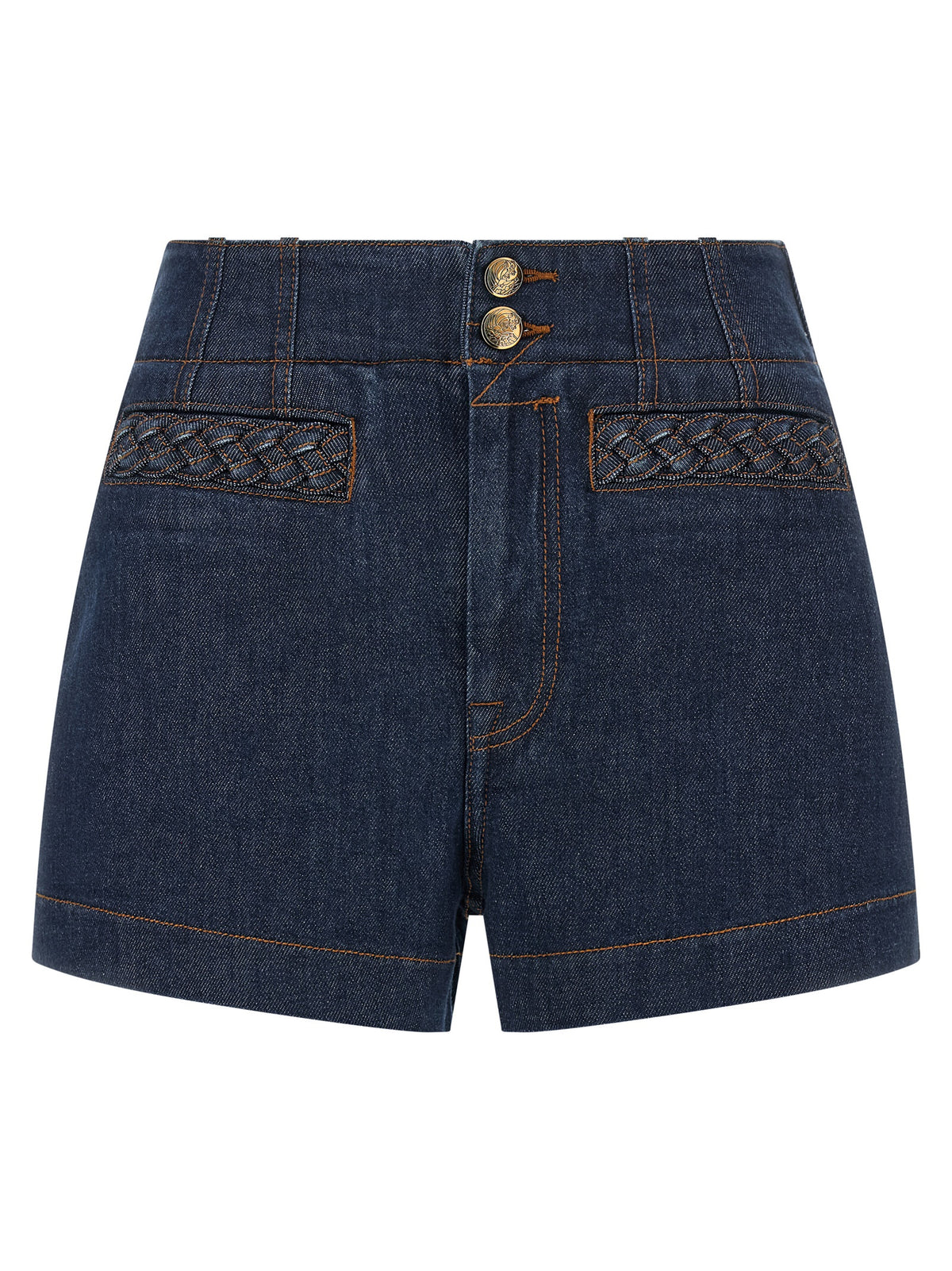 Zimmermann Blue Cotton Bermuda Shorts - Elevate Your Summer Elegance