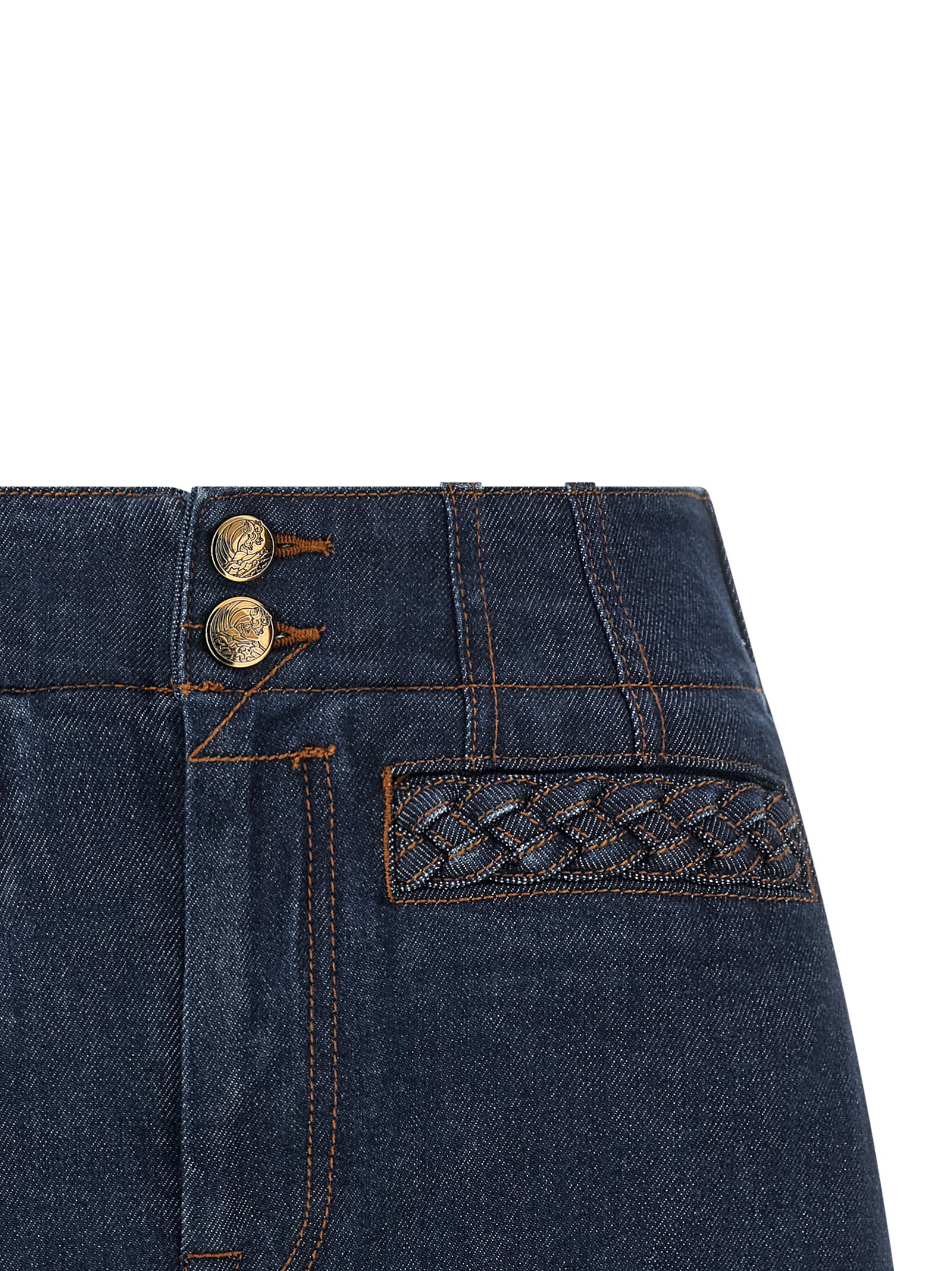 Elevate your summer wardrobe with Zimmermann Blue Cotton Bermuda Shorts, where luxurious craftsmanship meets bold design, perfect for the discerning fashion connoisseur.