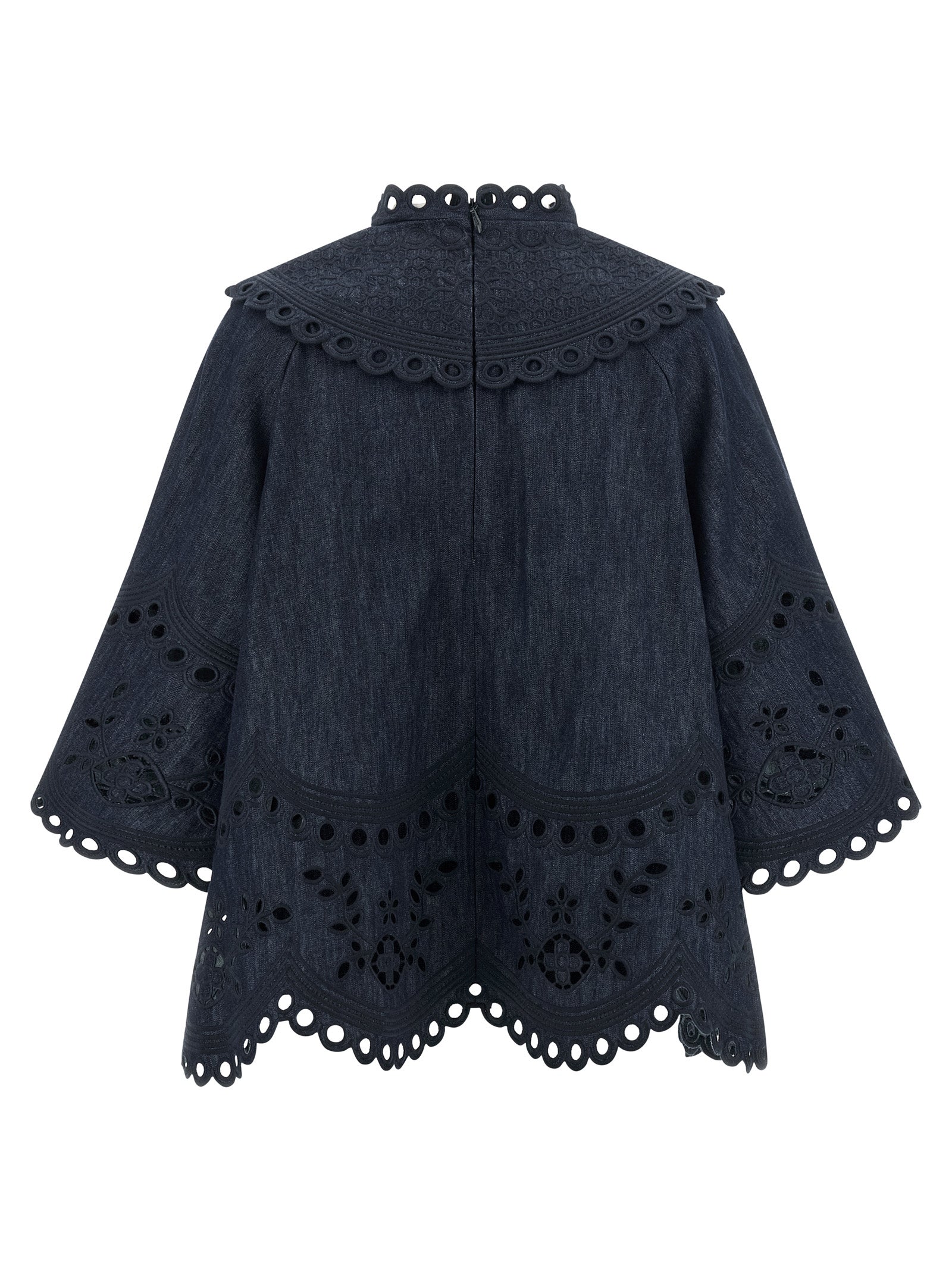 Zimmermann Mahon Blouse - Exquisite Blue Cotton Elegance