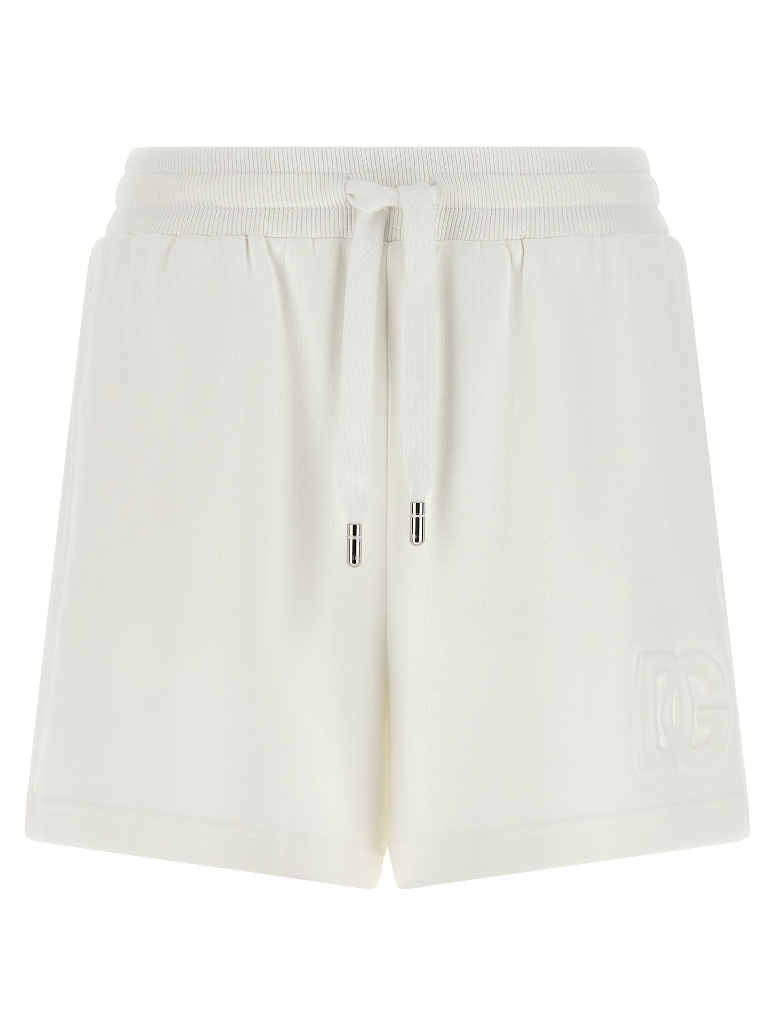 Dolce & Gabbana White Cotton Bermuda Shorts