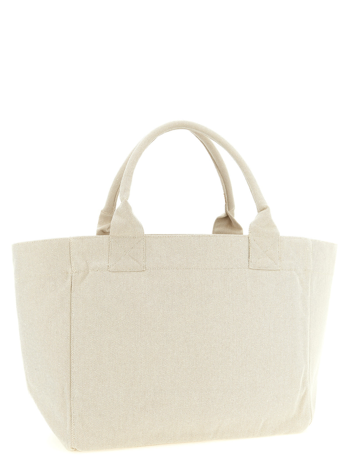 Ganni Beige Recycled Cotton Tote Bag - Sustainable Luxury Style