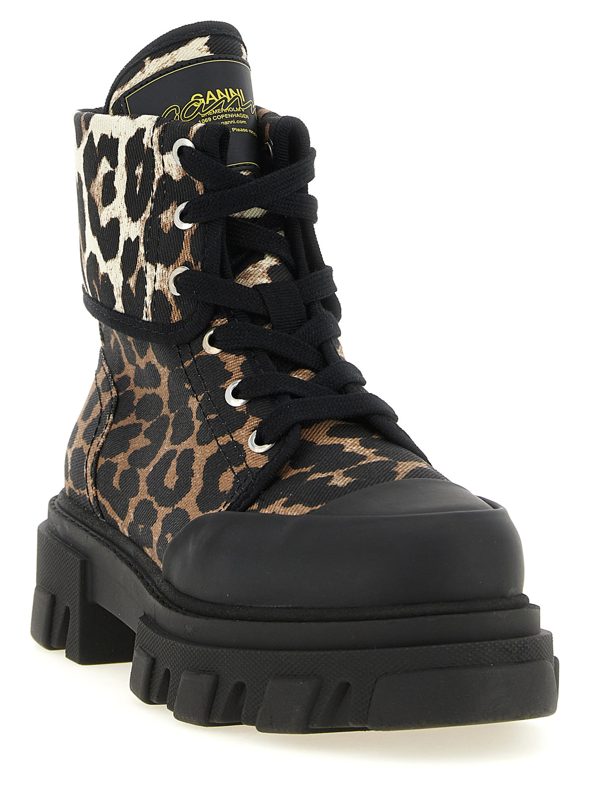 Ganni Multicolor Lace-Up Boots - Elevate Your Fashion Statement