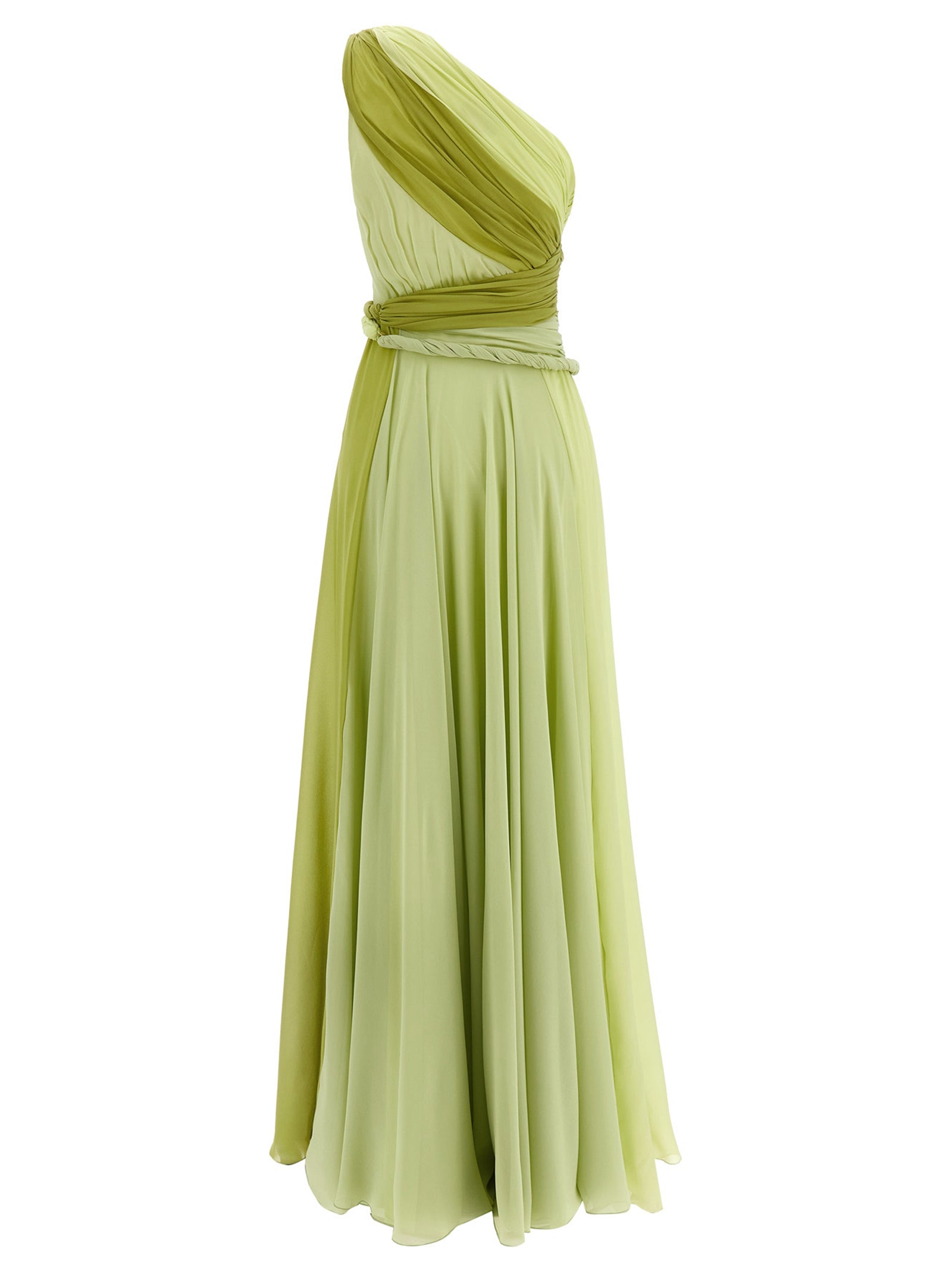 Giambattista Valli Bicolor Silk Long Dress