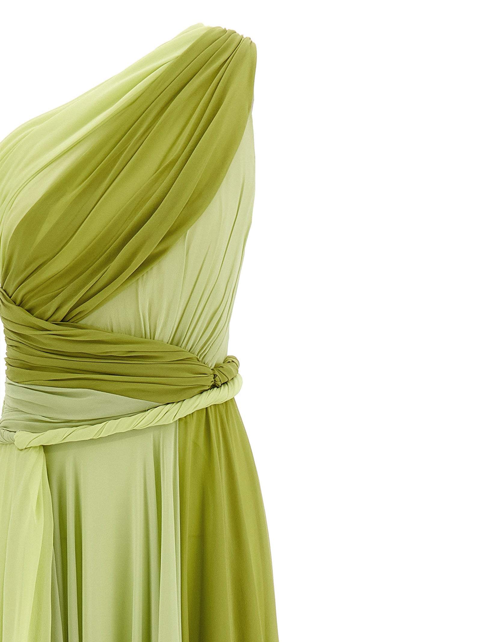 Giambattista Valli Bicolor Silk Long Dress