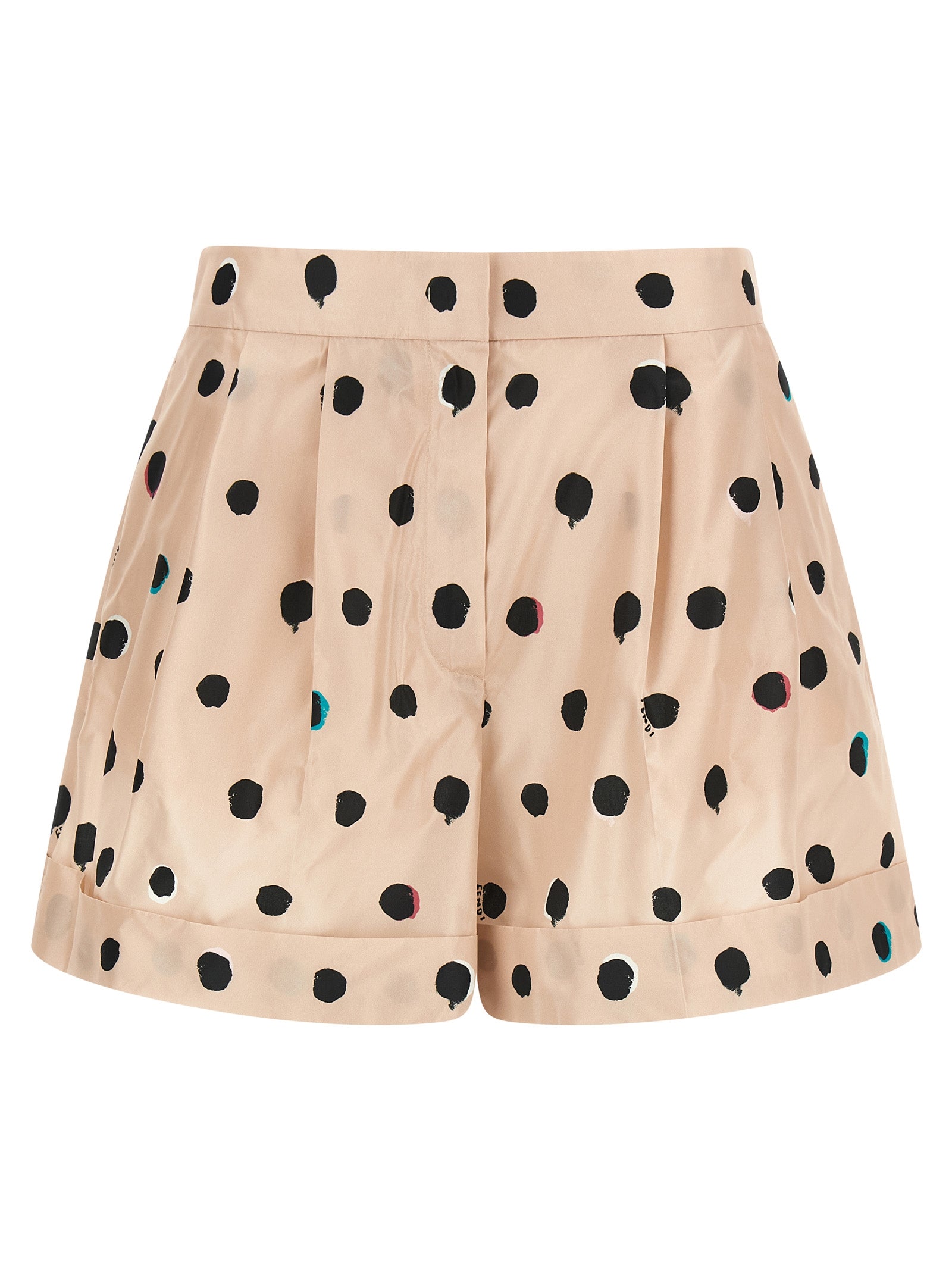 Discover the Fendi Multicolor Silk Bermuda Shorts, a luxurious blend of 100% silk and exquisite craftsmanship, perfect for those who appreciate elegance and individuality.